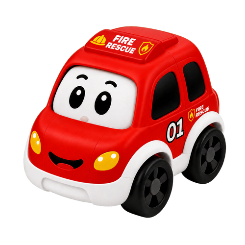Red Rollimo Fire tumbling toy car