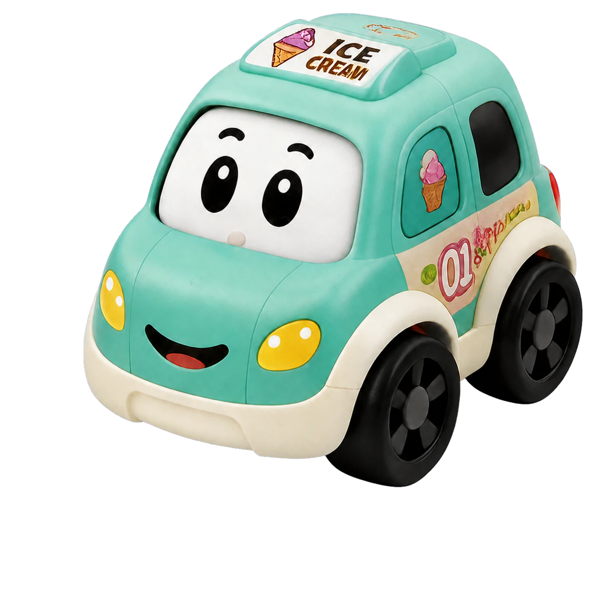 Pink Rollimo Ice Cream tumbling toy car